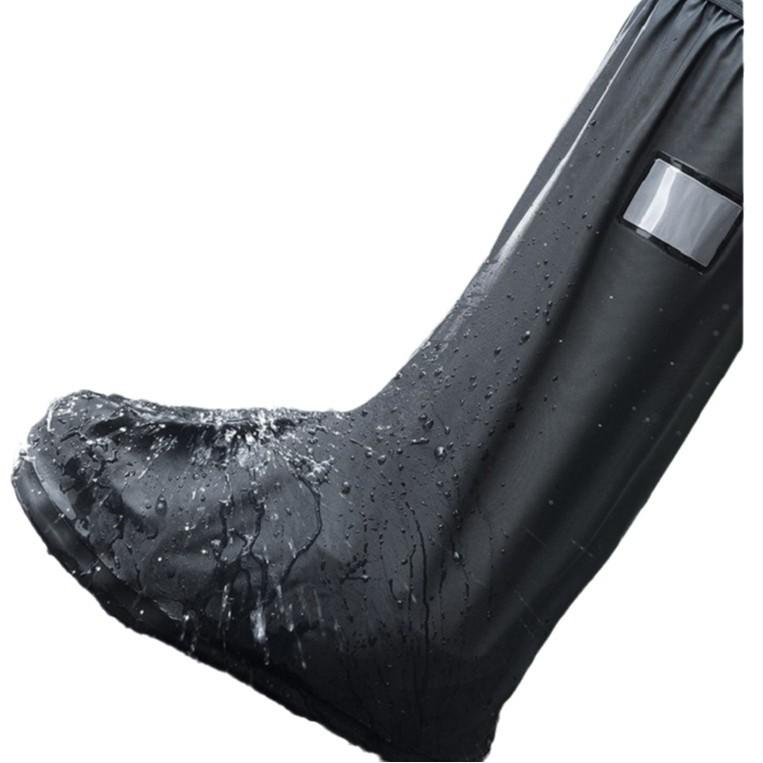 Waterproof Shoe Cover Rain-proof Shoe Cover Thickened Wear-resistant High Rain Boots Water Shoes Foot Cover Women's Boots
