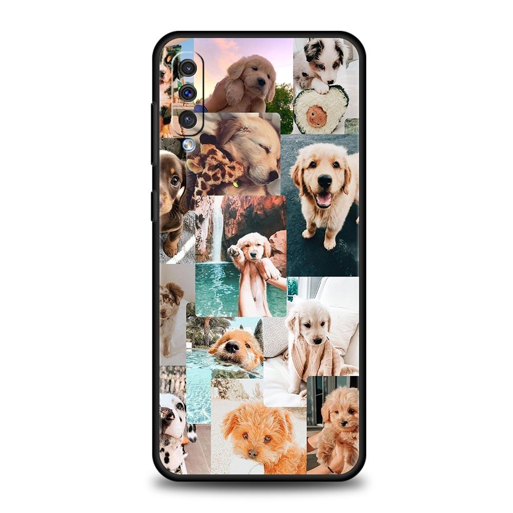 Golden Retriever Friend dog Phone Case For Samsung Galaxy A52s A12 A32 A50 A70 A20E A20S A10S A22 A30 A40 A53 5G A02S A04s Cover