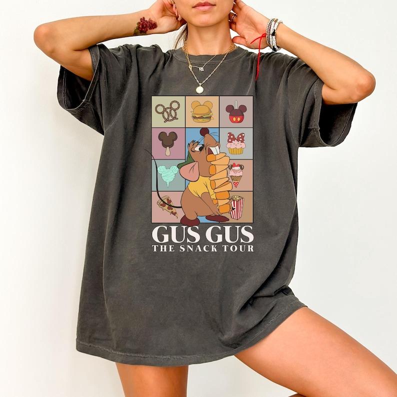 Comfort Colors Gus Gus The Snack Tour TShirt Cinderella Friends Shirt Disney Snack TShirt