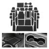 LUCKEASY for Chevy Traverse 2018-2023 Anti-Slip Gate Slot Mat PVC Center Console Liners Rubber Door Groove Pad Non-slip Mats
