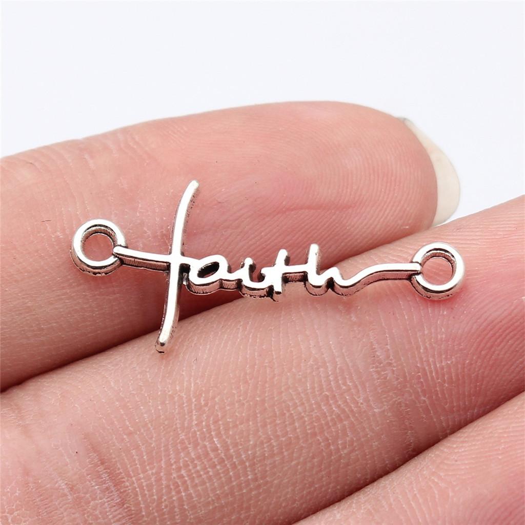 Letter Plate Connectors Alphabet A-Z Antique Bronze Zinc Alloy Jewelry Making Craft Parts DIY Connect Parts