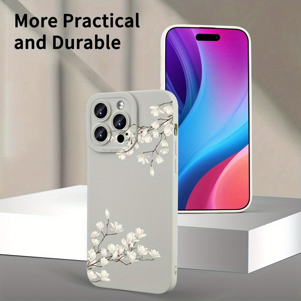 Creative flower pattern phone case suitable for iPhone 17 16 15 14 13 12 11 Pro/Max/Plus anti drop and shockproof back cover
