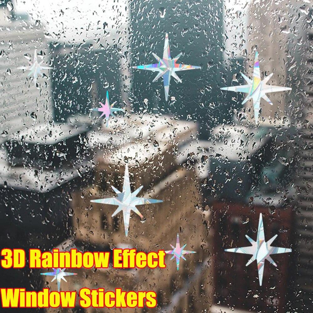 Brechungsspiegel, Regenbogeneffekt, Prismen, Fensteraufkleber, Zuhause, Schlafzimmer, statische Elektrizität, PVC-Glasaufkleber, Wandaufkleber