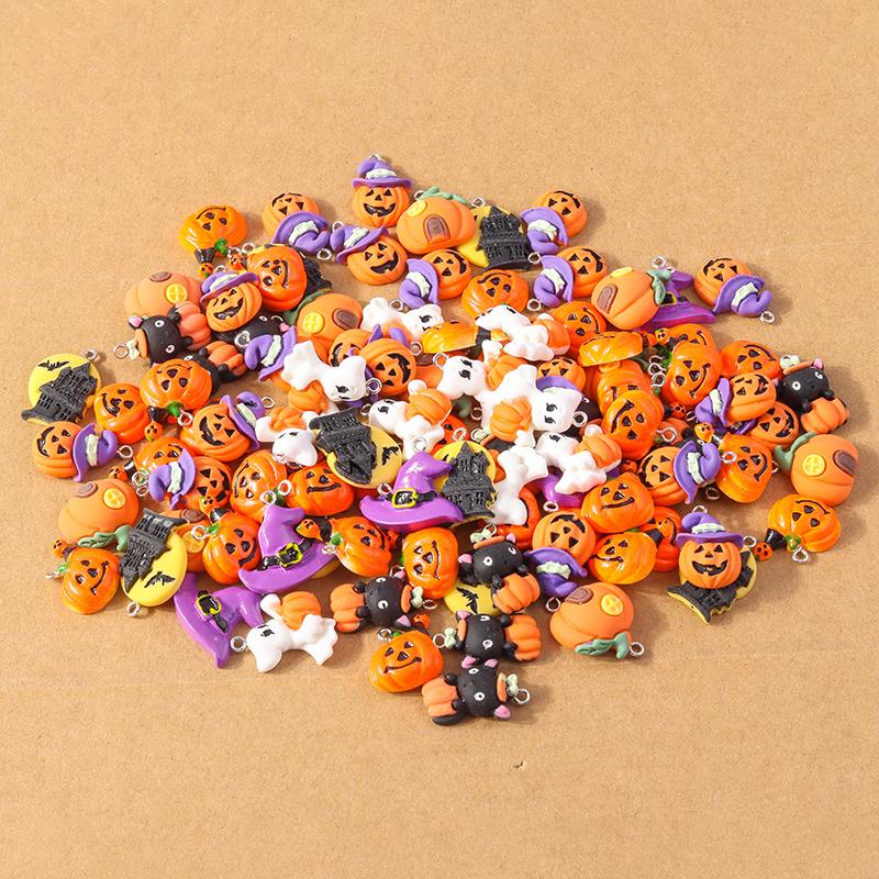 10Pcs/Lot 21*17mm Cute Pumpkin Charms Pendants for Jewelry Making Necklace Earrings DIY Accessories Supplies