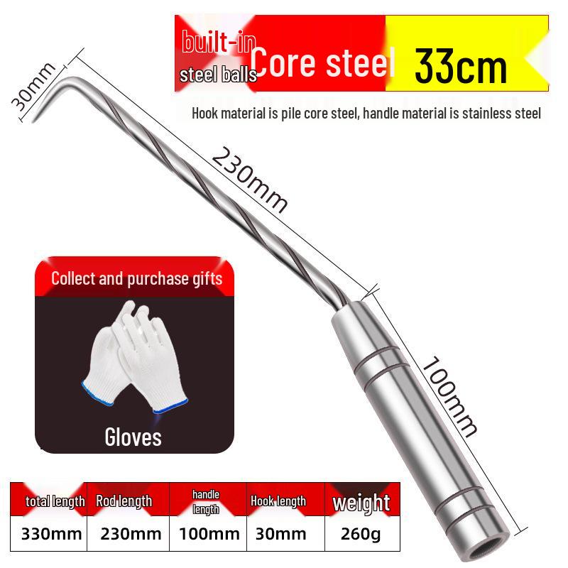 Stainless Steel Rebar Hook Tie Wire Tool for Workers