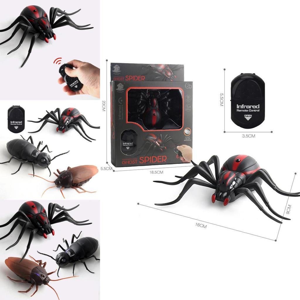 Creepy Crawling Insect Remote Control Toy With Infrared For Scare Gift And Party Fun