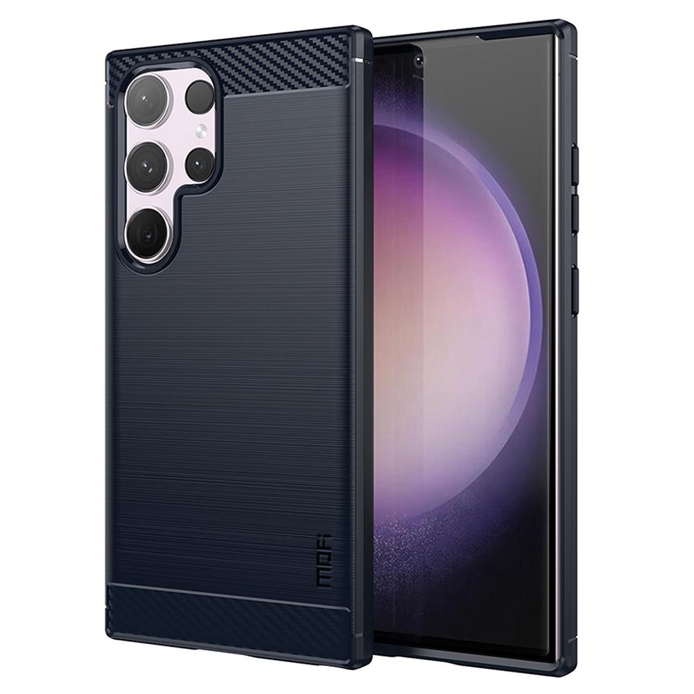 

MOFI JK TPU Series-1 For Samsung Galaxy S24 Ultra TPU Case Brushed Phone Cover Blue