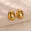 Cubic Zirconia Starfish Oval Earrings Faux Pearl Stainless Steel Earring Women Wedding Chunky Jewelry Vintage Accessories Gifts