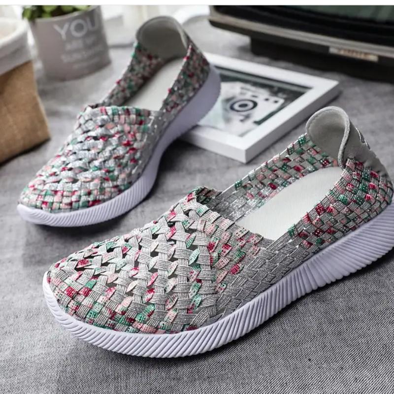Fashion 2025 Women's Shoes Sneakers Lightweight Casual Flats Handmade Comfortable Walking Shoes Slip on Ladies Loafers Zapatos De Mujer