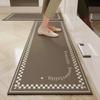 Kitchen Floor Carpet Water-absorbent Quick-drying Carpets Diatom Mud Soft Foot Mat Advanced Light Luxury Home Decoration Rug