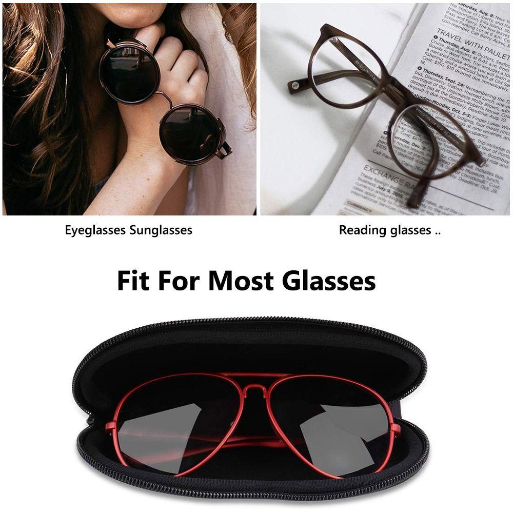 Soft Sunglasses Case Durable Zipper Glasses Pouch Fashion Neoprene Eyeglass Case  for Men and Women
