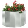Plant Pot Silver 90 X 45 X 50 Cm Galvanized Steel