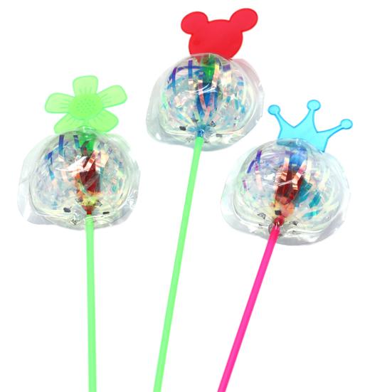 LED Light Up Glowing Bubble Maker Shook Stick Wands Outdoor Kids Toys Gifts
