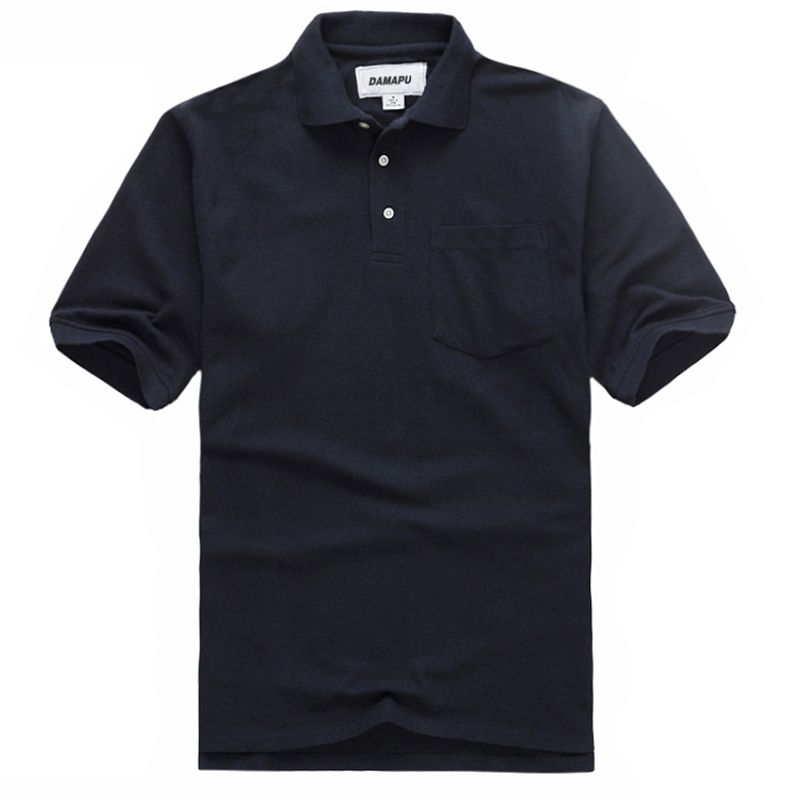 

Европейская и американская футболка большого размера, оригинальная, повседневная, с коротким рукавом, для внешней торговли Navy M (80.00 kg-100.00 kg