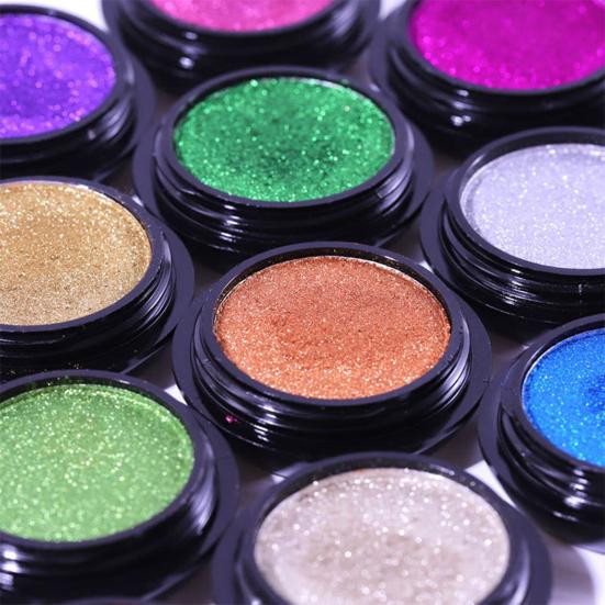 10G Mirror Effect Chrome Nail Powder Metallic Holographic Dip Nail Art Pigment Powder DIY Gel Acrylic Manicure Glitter Dust Decoration