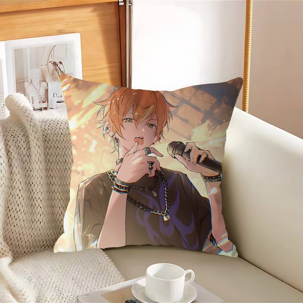 S-Shinonome A-AkitoS Pillow Case Removable Washable Cushion Cover – All-Season Soft Linen