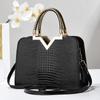 New Exquisite Crocodile Pattern Female Handbag Trendy Versatile Women's Shoulder Bag Large Capacity Women's Crossbody Bag