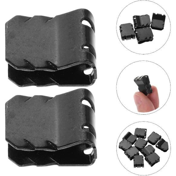 Gatuida 10pcs Clips Automotive Clips Nuts Clips Metal Retainer Clips for Car Engine Hood Support Rod and