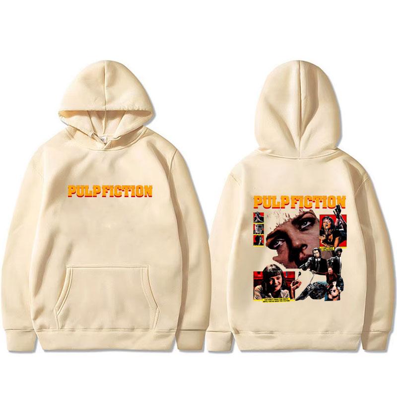 Movie Pulp Fiction Hoodie Quentin Tarantino Film Kill Bill Sweatshirt Men Women Casual Vintage Streetwear Pullover