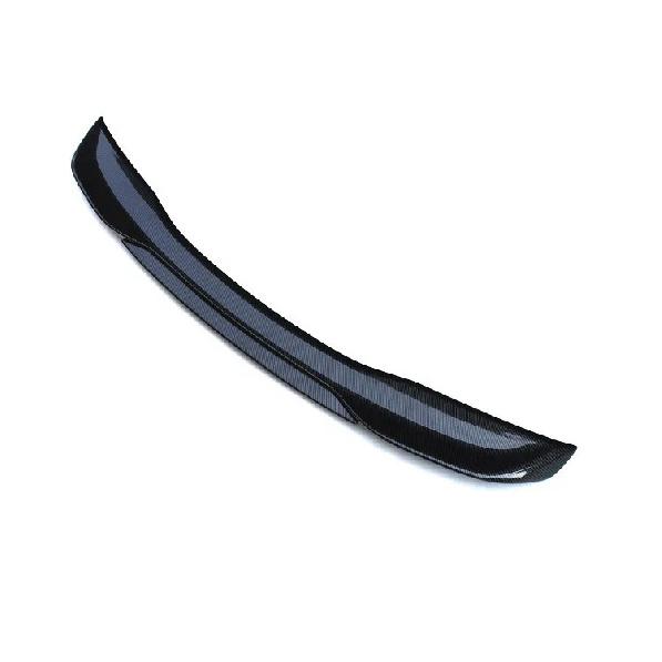 For Honda Civic 2022 2023 2024 4Dr Si Factory Style Trunk Spoiler Wing GLOSS BLACK / Carbon Fiber Color Sports Blade Tail Wing