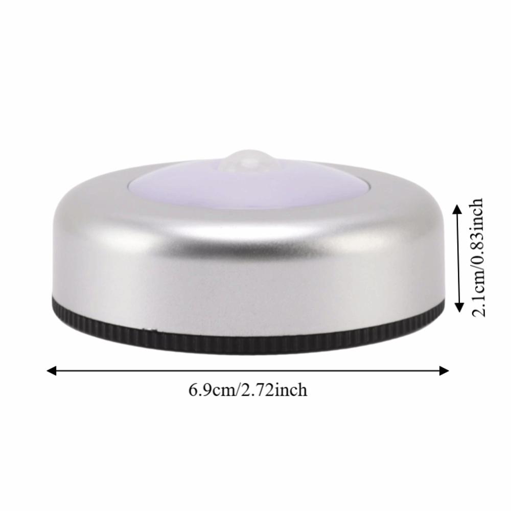 2 Pack Battery Powered LED Induction Lamp Small Sensing Lamp Eye Protection Night Light  Closet