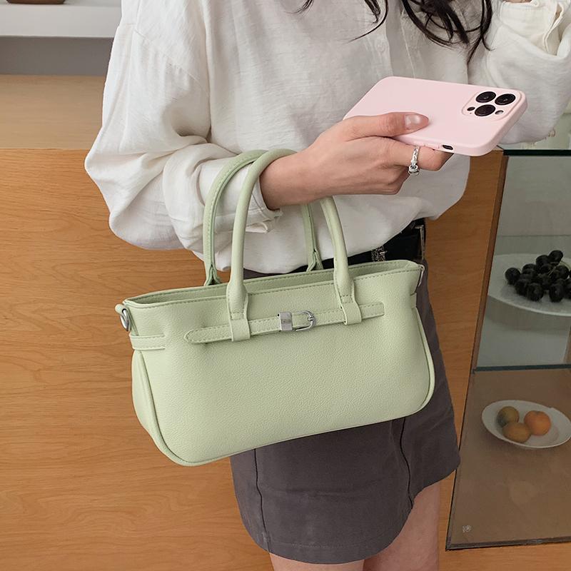 Minimalist Structured Tote Bag with Top Handle and Detachable Strap Elegant Women's Handbag for Office and Daily Use