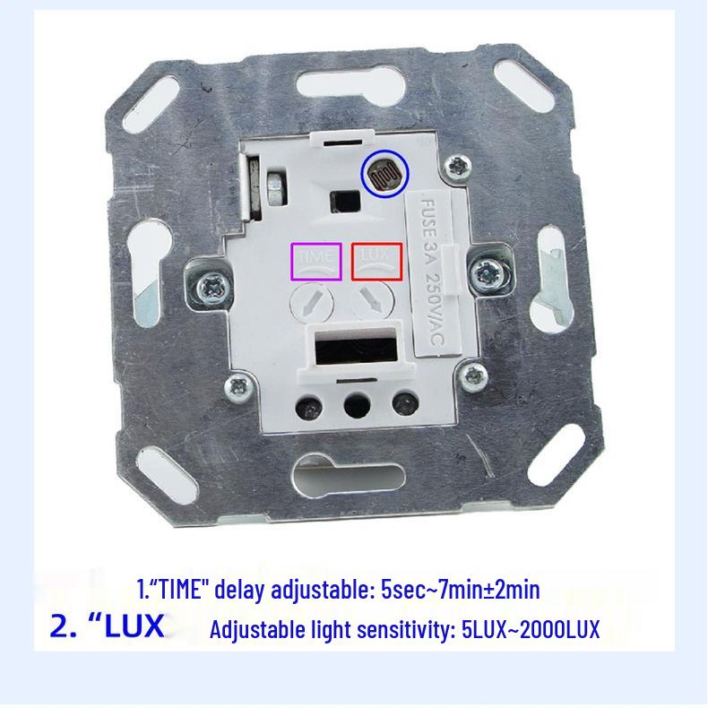 Compact Infrared Motion Sensor Switch with Standard Switch Function
