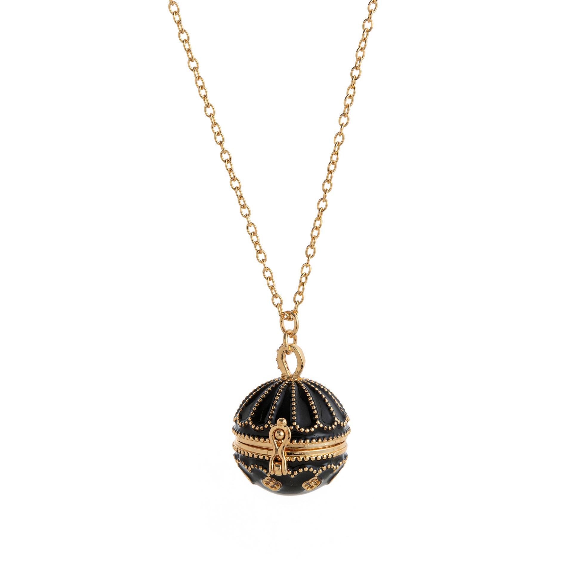 

Literary Retro Opening And Closing Photo Album Retro Wind Round Ball Versatile Fashion Commemorative Gift Necklace Female