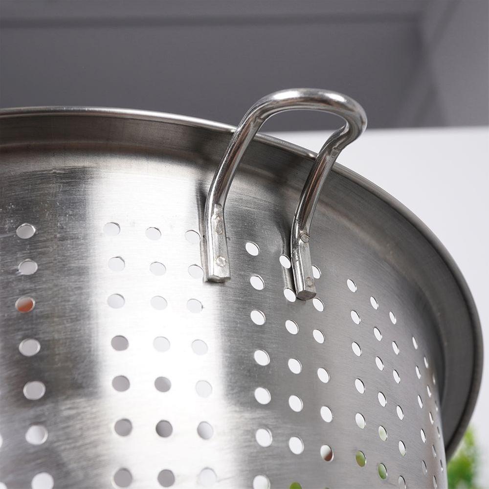 Stainless Steel Kitchen Strainer with Handle 21 cm