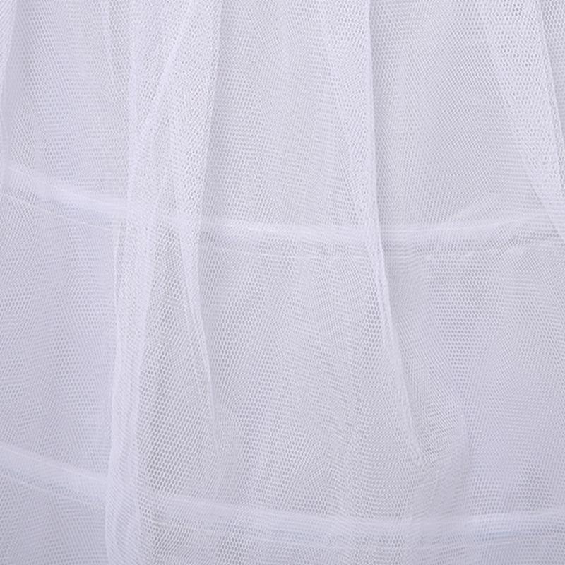 Crinoline Underskirt Petticoat Floor Length for Women Girls Bridal Dress Vintage Ball Gown White Hoop Skirt