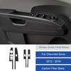 4pcs For Chevrolet Sonic 12-16 Carbon Fiber Door Window Switch Panel Cover Trim