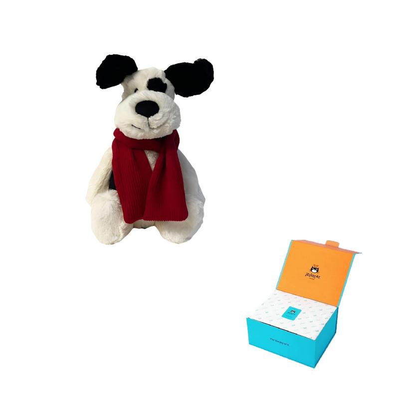 Jellycat Shy Series Small Puppy Cute Plush Toy Sitting Height 23cm Standing Height 31cm