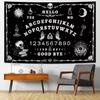 Halloween Gotisk Grunge Rumsdekor,Dödskalletapet för Sovrum,Goth Heksig Mörk Estetik Heminredning,Litet Skelett Vintage Svart