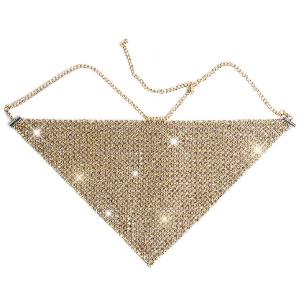 Vintage Rhinestone Face Mask Crystal Half-face Veil Jewelry Dance Party Jewelry  Banquet