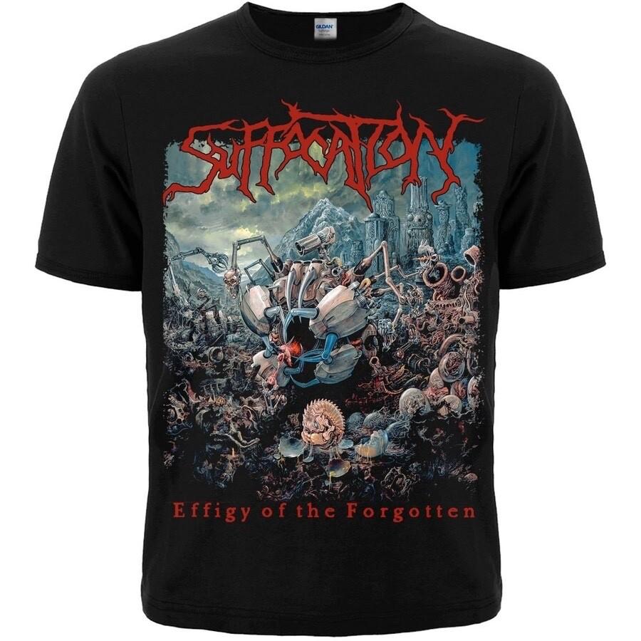 Suffocation  Effigy of the Forgotten  Черная футболка  obituary cannibal corpse Унисекс футболка XXXL