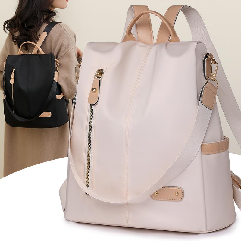 Women's Travel Backpack Casual Waterproof Nyl Shoulder Bags Female Large Capacity Handbags Rucksack Fashi Purse School Pack