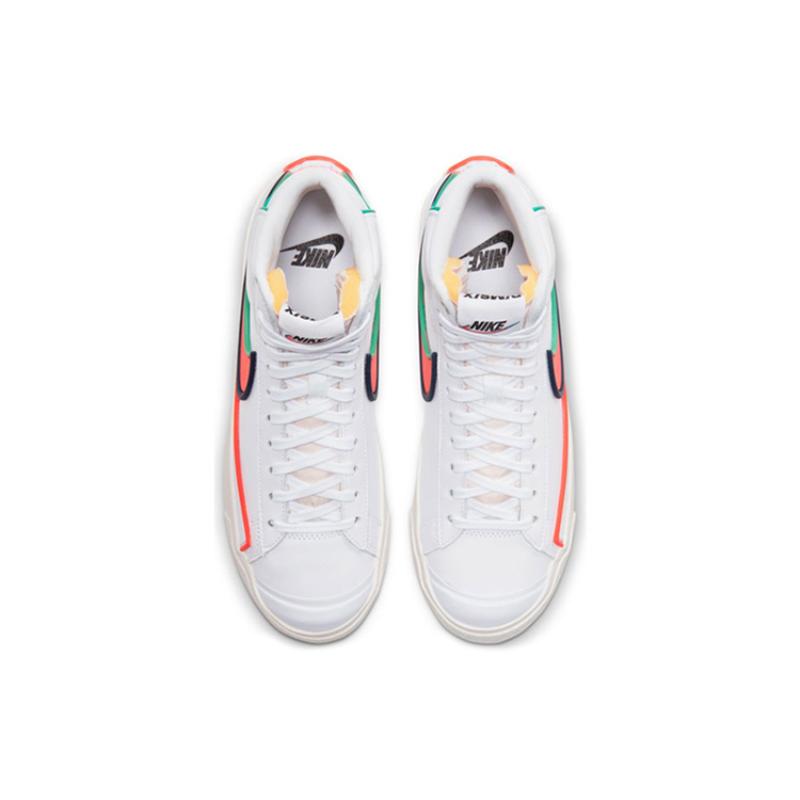Nike Blazer Mid 77 Infinite White Crimson Women's Sneakers Skateboard Shoes DC1746-103