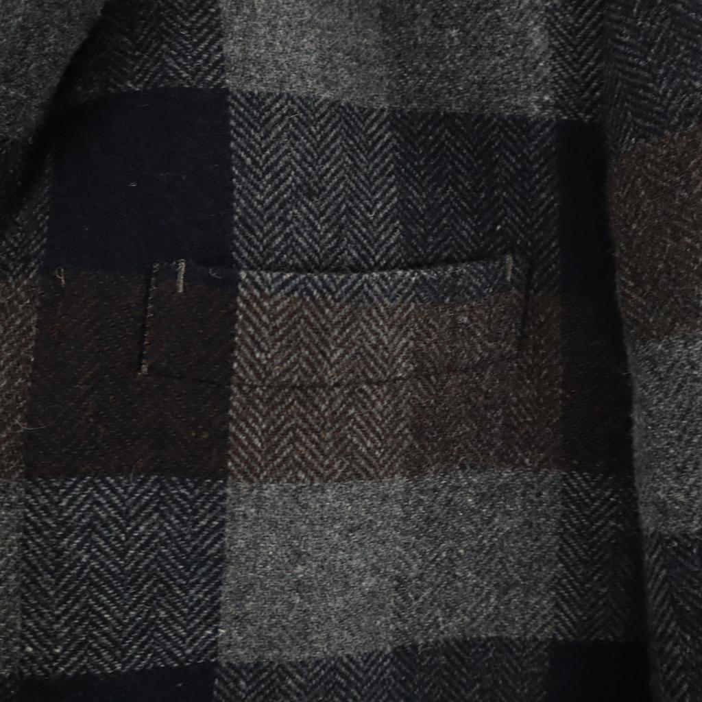 08sircus Check Pattern tailored jacket 2/48 gray Men's Used