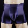 Sexy Men'S Glossy  Swimming Trunks Shinny Shorts Boxer Underwear