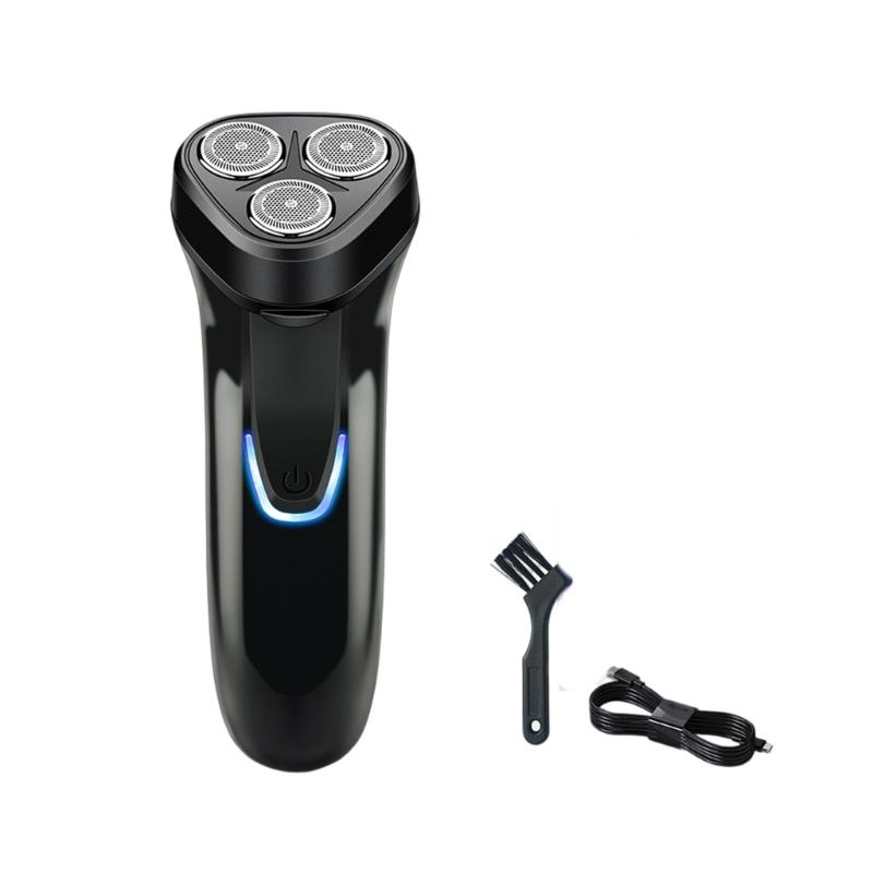 Men Pocket Sized Electric Shaver with Recharging Face Hair Trimmer Plastic Texture Perfect for Business Trips and Gym