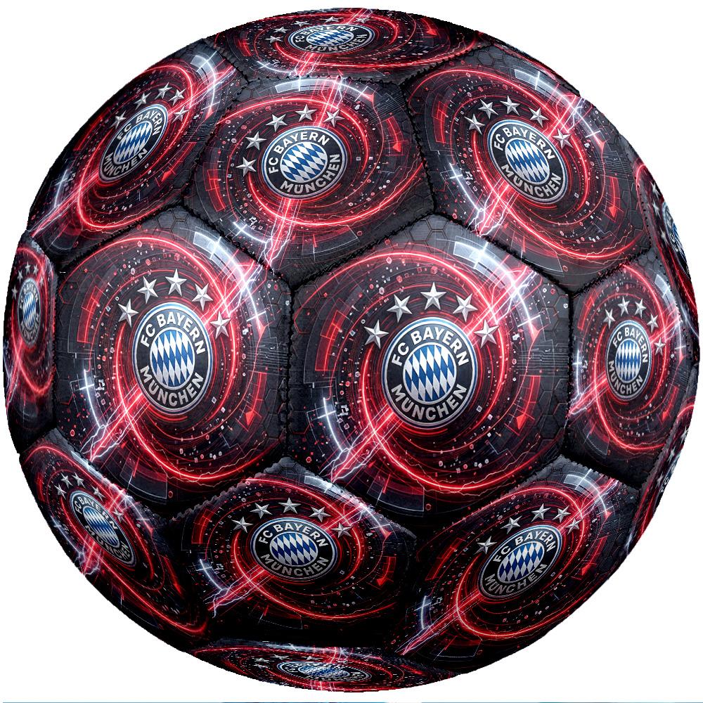 FC Bayern München Thema Fußball Größe 5 Fußball Weiche Haptik Professioneller Trainingsfußball für Outdoor-Sportarten