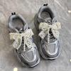 1 Pc Lace pearl bow Shoe Shoelaces Charms for Sneakers Decorative Shoe Flower Buckle Decorative Shoe Fashion Charm Accessories
