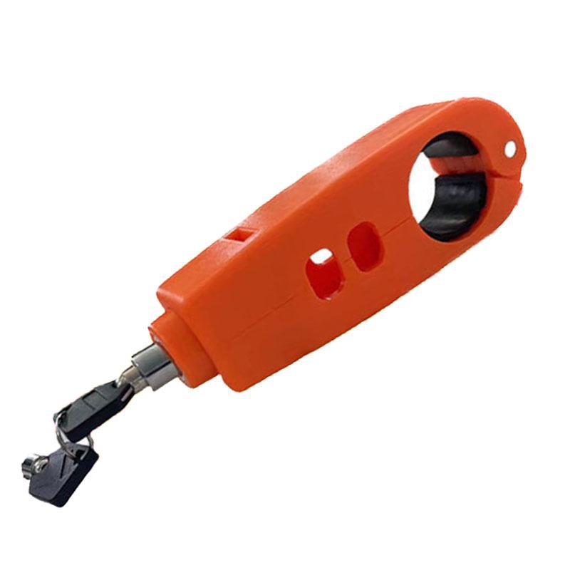 Electric Car Anti-Theft Handlebar Lock with Throttle Lock and Horn for Scooters and Motorcycles