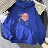 Japanese Blossom Sakura Graphic Hoodies Female Long Sleeve Hooded Pullovers Winter Cartoon Printing Sweatshirts