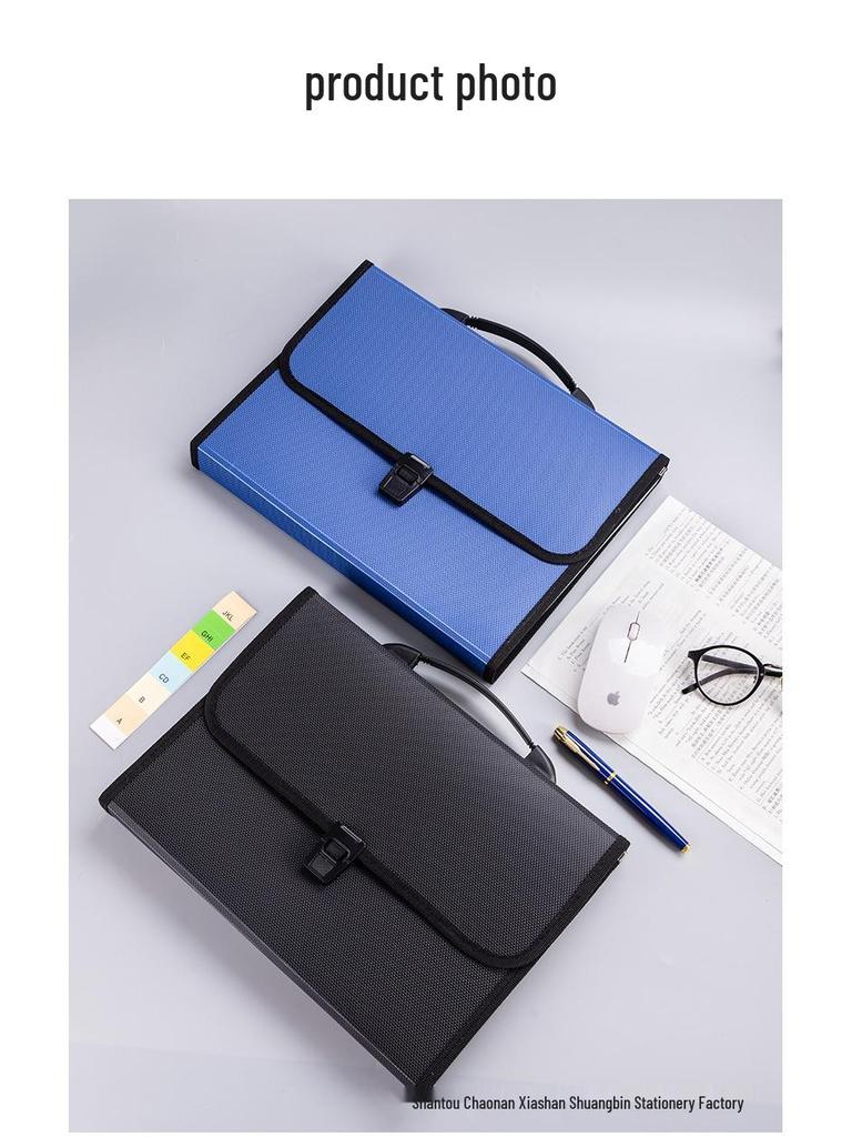 Student Accordion File Bag: Multi-Layer A4 Storage & Organization for Papers