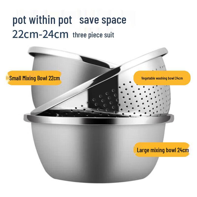 Kangbach Stainless Steel Mixing Bowl Set