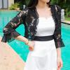 Damen Chiffon Schultertuch - Sonnenschutz Fledermaus Cardigan