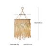 Handmade Nordic Bohemian Cotton Rope Lampshade Pendant Light for Home Décor