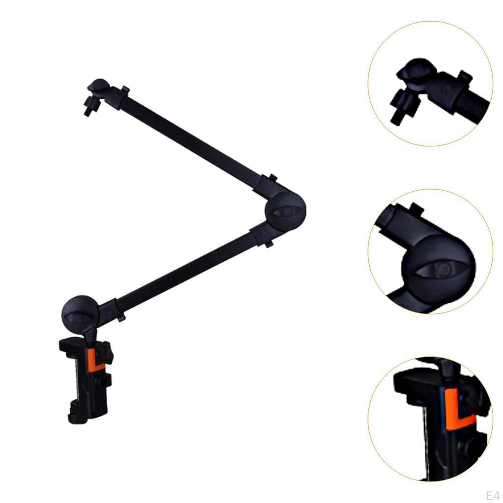 Arm Mic Holder Easily Install Professional Heavy Duty Adjustable for Studio Video Gaming Podcasting