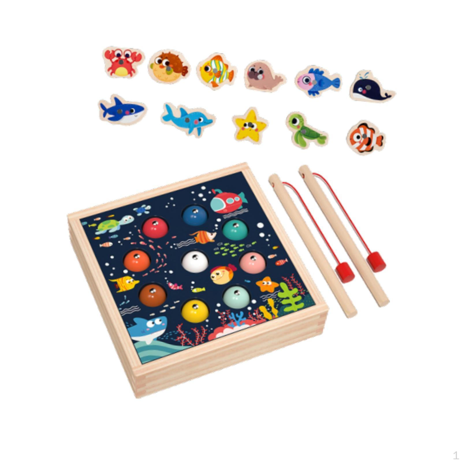 

Іграшка для риболовлі розвиває моторику для дівчаток і хлопчиків дошкільного віку, стиль раннього навчання A style B